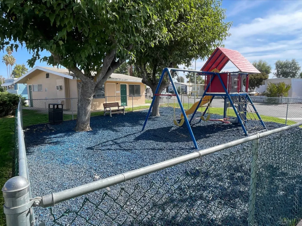Galt Mobile Estates playground at 820 N Lincoln Way, Galt, CA 95632.