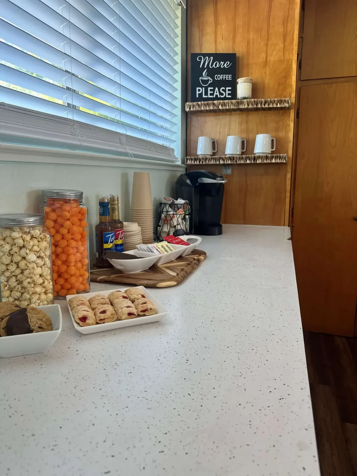 Coffee Bar available for the people living in Galt Mobile Estates.